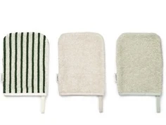 Liewood garden green creme de la creme multi mix vaskeklude Sylvester (3-pack)